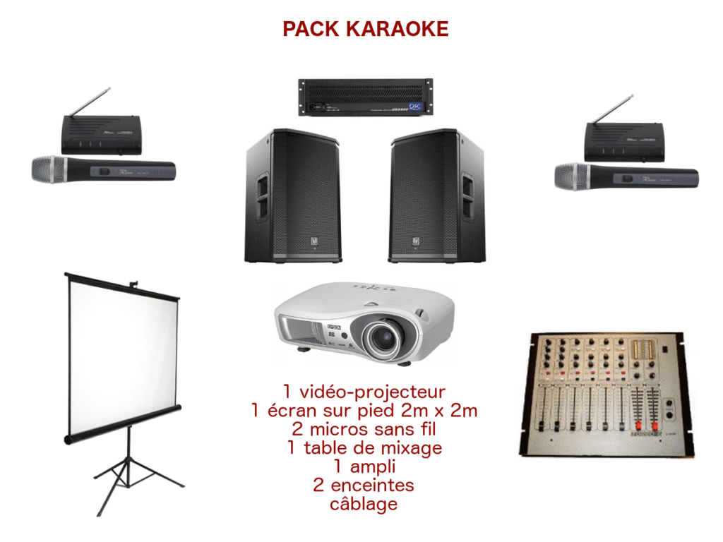 Location matériel pour karaoké livré et installé SUDSONORISATION