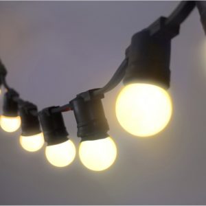 guirlande guinguette 10m avec ampoules à led