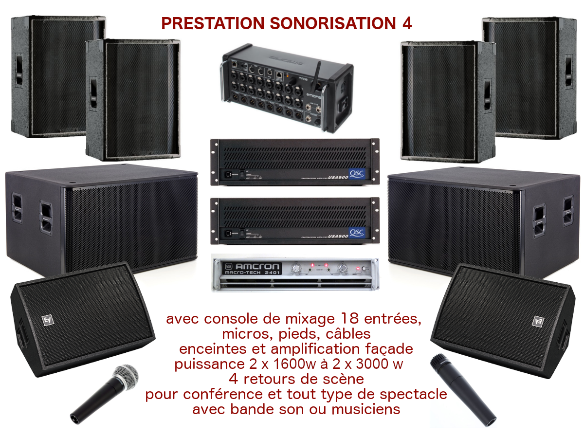 CANON A NEIGE - Prestation Sonorisation et éclairage - FM PRESTATION