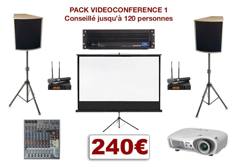 Permalink to:Pack vidéoconférence 1 pour séminaire, réunion d’entreprise …