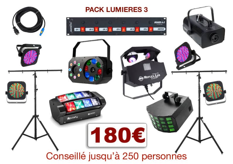 Location pack lumière mariage DJ ile de France Yvelines 78