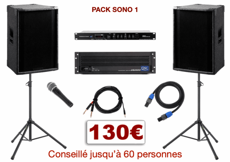 Permalink to:Location Pack sono 1 soirée dansante, mariage, anniversaire