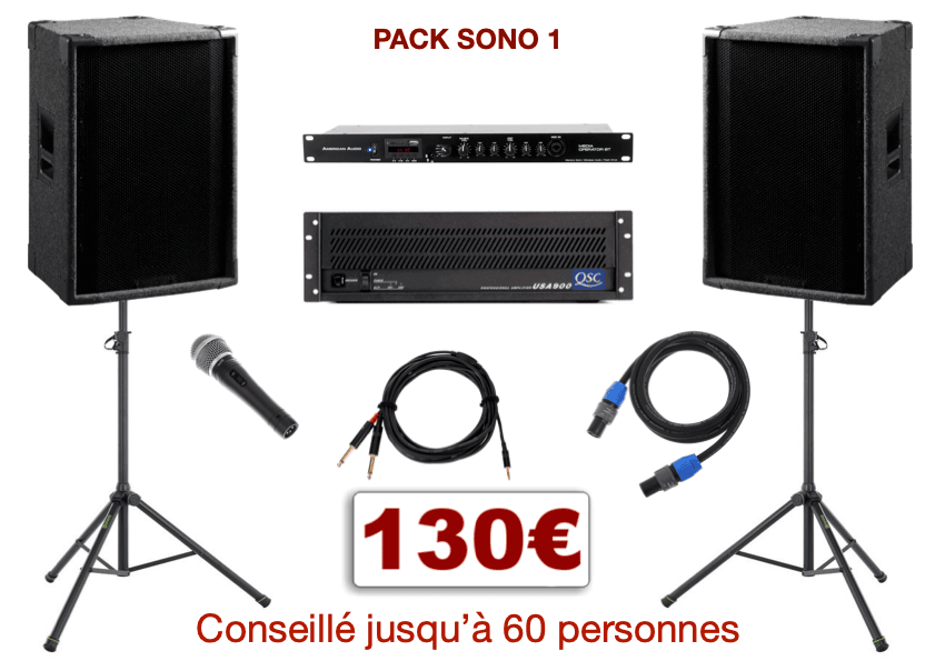Permalink to:Location Pack sono 1 soirée dansante, mariage, anniversaire