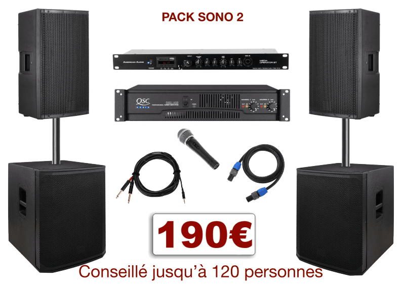 Permalink to:Pack sono 2 soirée dansante, mariage, anniversaire