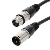 Connecteur audio XLR mâle-XLR femelle