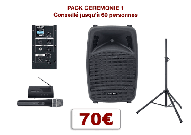 Permalink to:Pack cérémonie 1 pour mariage