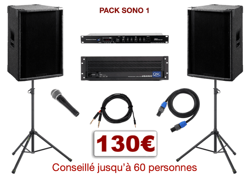 Permalink to:Location Pack sono 1 soirée dansante, mariage, anniversaire
