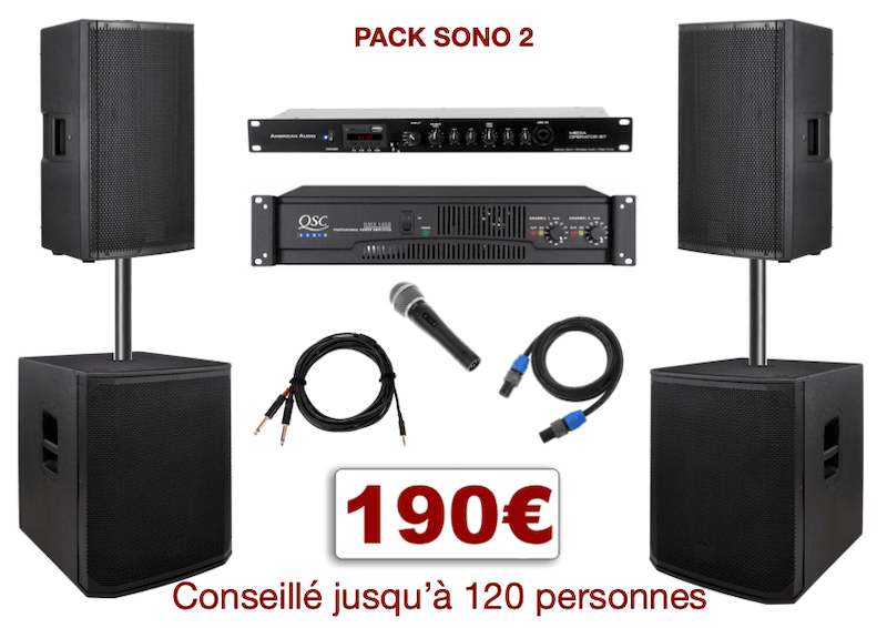 Permalink to:Pack sono 2 soirée dansante, mariage, anniversaire