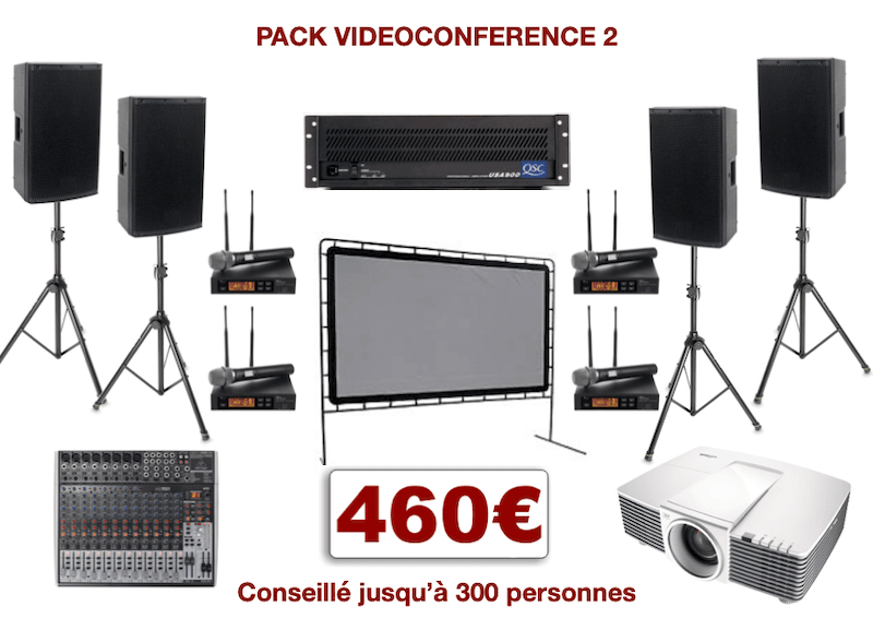 Permalink to:Pack vidéoconférence 2 pour séminaire, réunion d&rsquo;entreprise …